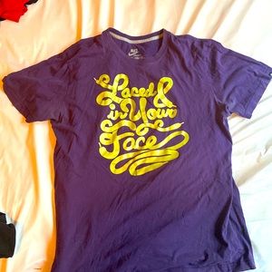 Purple Nike short sleeve tee